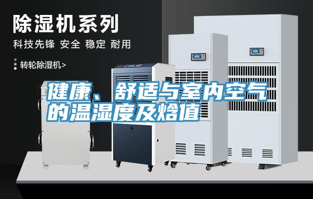 健康、舒適與室內(nèi)空氣的溫濕度及焓值