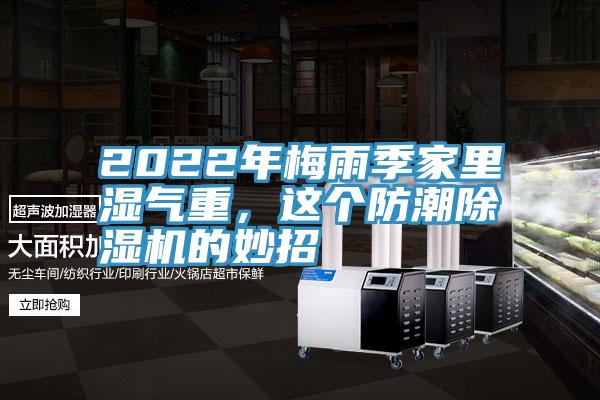 2022年梅雨季家里濕氣重，這個防潮除濕機的妙招