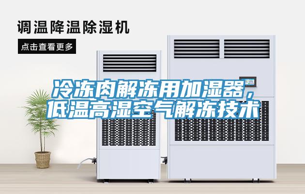 冷凍肉解凍用加濕器，低溫高濕空氣解凍技術(shù)