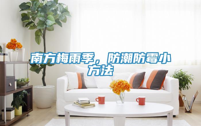 南方梅雨季，防潮防霉小方法