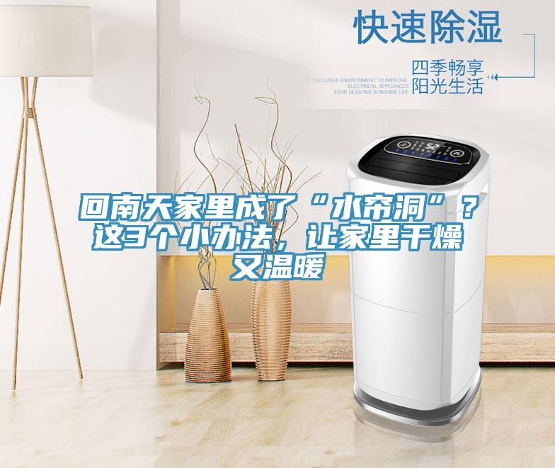 回南天家里成了“水簾洞”？這3個小辦法，讓家里干燥又溫暖