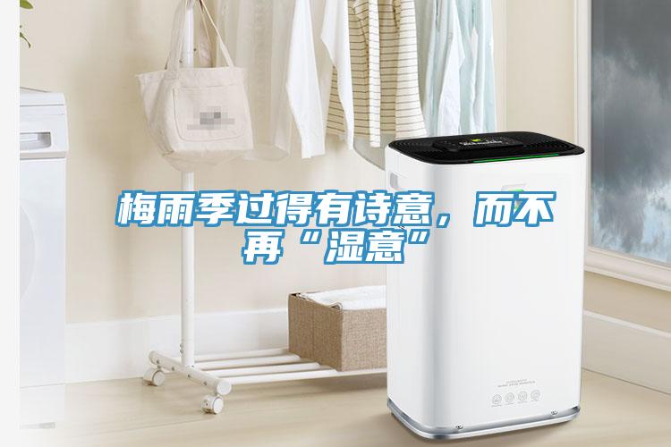 梅雨季過得有詩意，而不再“濕意”
