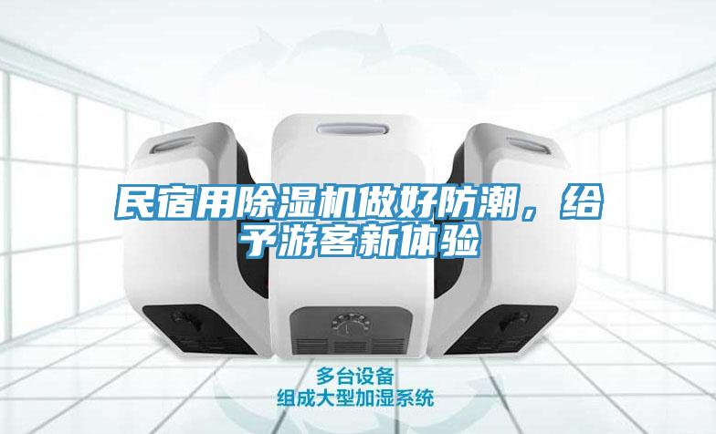 民宿用除濕機做好防潮，給予游客新體驗