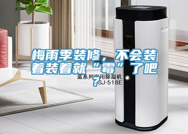梅雨季裝修，不會裝著裝著就“霉”了吧？