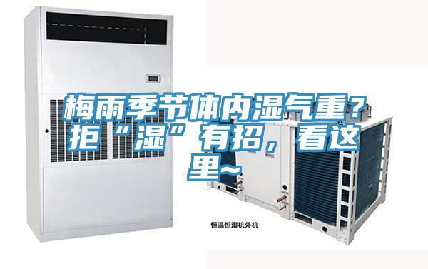 梅雨季節(jié)體內(nèi)濕氣重？拒“濕”有招，看這里~