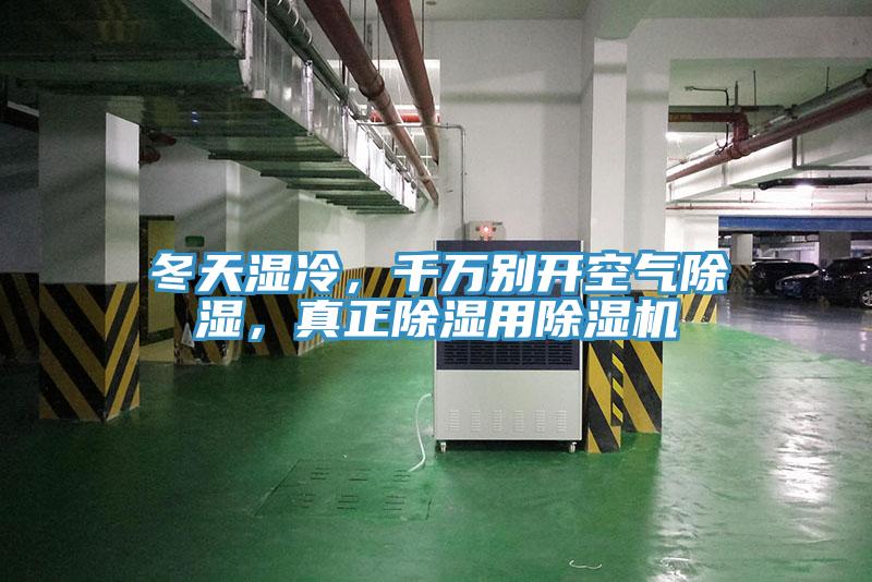 冬天濕冷，千萬別開空氣除濕，真正除濕用除濕機
