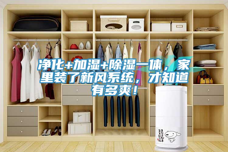 凈化+加濕+除濕一體，家里裝了新風(fēng)系統(tǒng)，才知道有多爽！