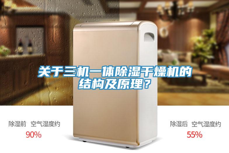 關(guān)于三機(jī)一體除濕干燥機(jī)的結(jié)構(gòu)及原理？