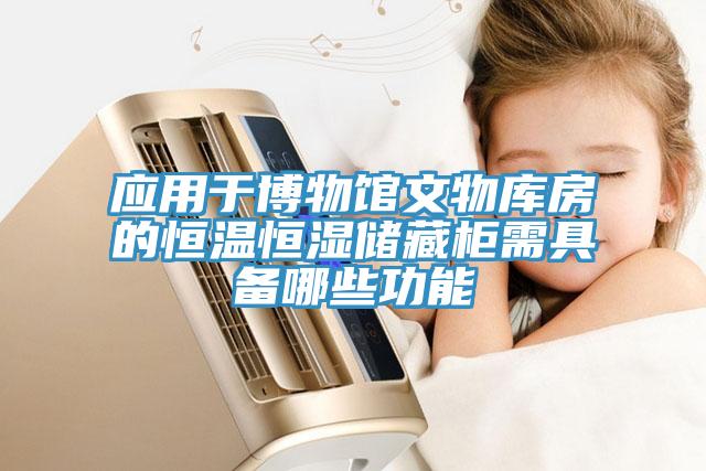 應(yīng)用于博物館文物庫房的恒溫恒濕儲(chǔ)藏柜需具備哪些功能