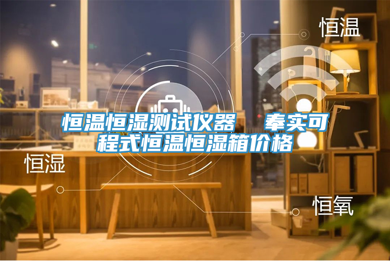 恒溫恒濕測試儀器  奉實(shí)可程式恒溫恒濕箱價(jià)格
