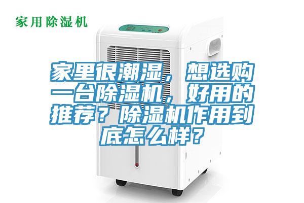 家里很潮濕，想選購一臺除濕機(jī)，好用的推薦？除濕機(jī)作用到底怎么樣？