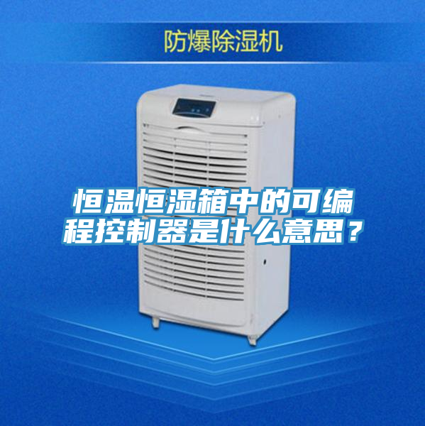 恒溫恒濕箱中的可編程控制器是什么意思？