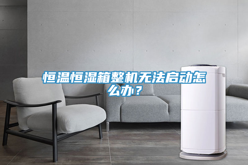 恒溫恒濕箱整機(jī)無法啟動怎么辦？
