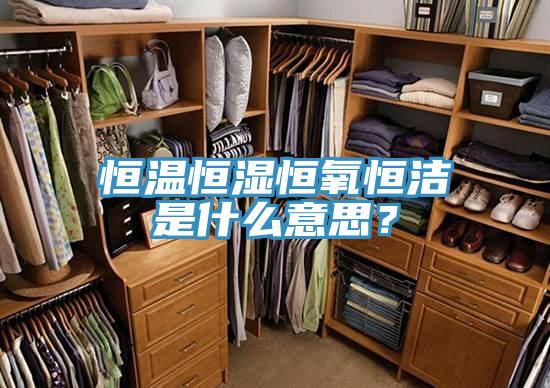 恒溫恒濕恒氧恒潔是什么意思？