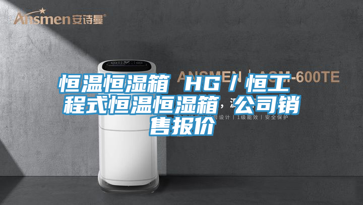恒溫恒濕箱 HG／恒工 程式恒溫恒濕箱 公司銷售報(bào)價