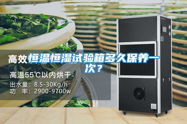 恒溫恒濕試驗箱多久保養(yǎng)一次？