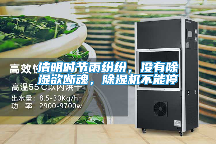 清明時(shí)節(jié)雨紛紛，沒有除濕欲斷魂，除濕機(jī)不能停