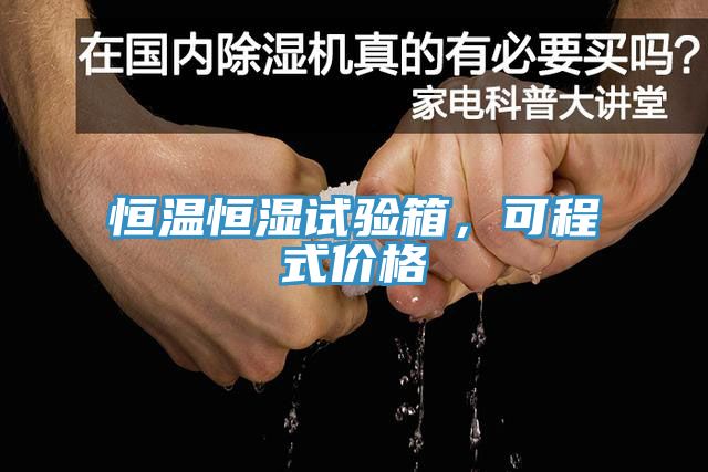 恒溫恒濕試驗(yàn)箱，可程式價(jià)格