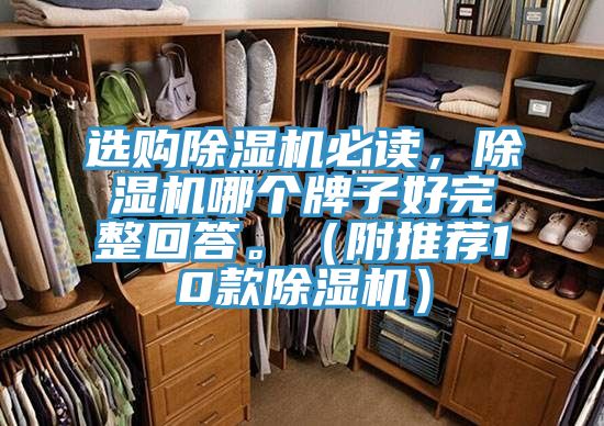 選購除濕機(jī)必讀，除濕機(jī)哪個(gè)牌子好完整回答。（附推薦10款除濕機(jī)）