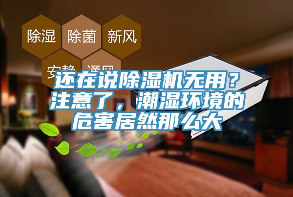 還在說除濕機無用？注意了，潮濕環(huán)境的危害居然那么大
