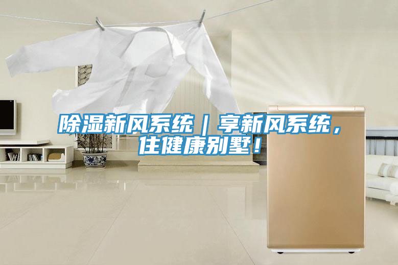 除濕新風(fēng)系統(tǒng)｜享新風(fēng)系統(tǒng)，住健康別墅！