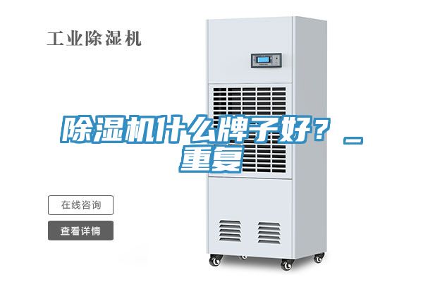 除濕機什么牌子好？_重復