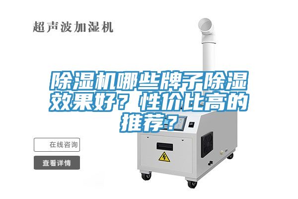 除濕機(jī)哪些牌子除濕效果好？性?xún)r(jià)比高的推薦？