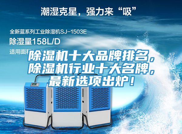 除濕機(jī)十大品牌排名，除濕機(jī)行業(yè)十大名牌，最新選項(xiàng)出爐！