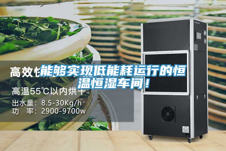 能夠?qū)崿F(xiàn)低能耗運行的恒溫恒濕車間！