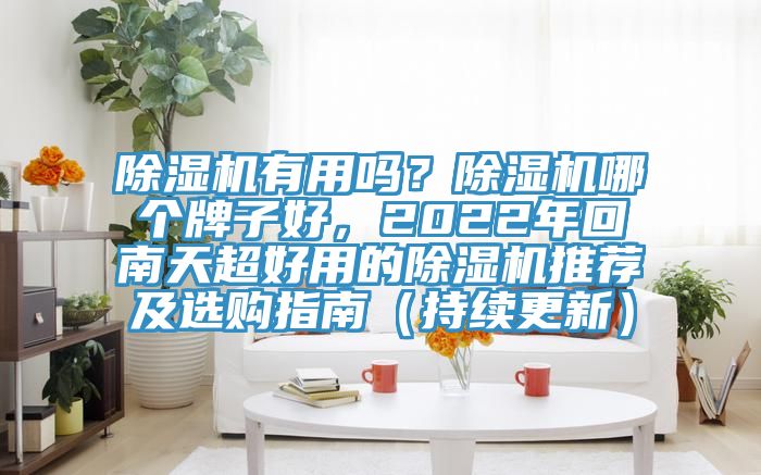 除濕機(jī)有用嗎？除濕機(jī)哪個牌子好，2022年回南天超好用的除濕機(jī)推薦及選購指南（持續(xù)更新）