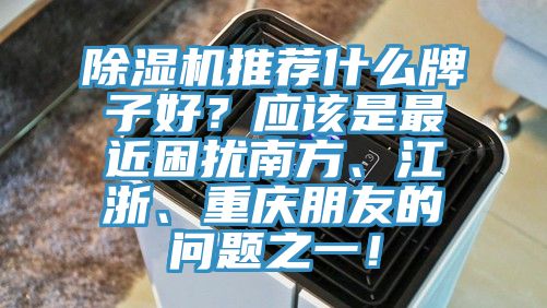 除濕機(jī)推薦什么牌子好？應(yīng)該是最近困擾南方、江浙、重慶朋友的問題之一！
