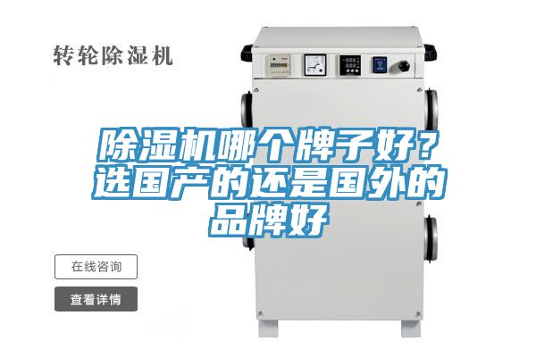 除濕機(jī)哪個牌子好？選國產(chǎn)的還是國外的品牌好