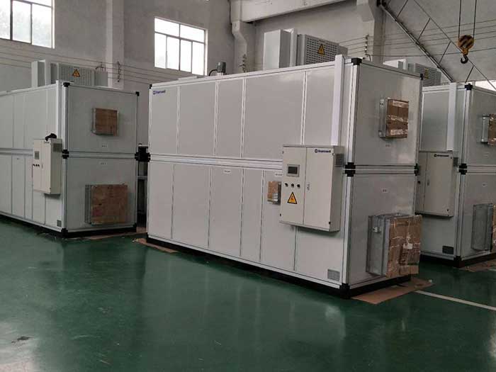 濟(jì)南銘威化工鋰電池鈷酸鋰零下40℃露點(diǎn)，三臺(tái)全新風(fēng)轉(zhuǎn)輪除濕機(jī)組